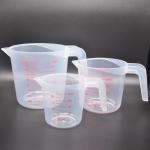 250/500/1000ml Baking Liquid Measuring Cups PVC Scale Cup Plastic Measuring Volume Beaker Kitchen Laboratory Jugs Tool