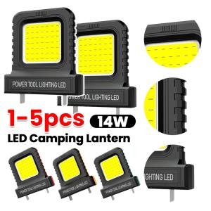 1-5Pcs Power Tool LED Work Light for Makita for Milwaukee for Dewalt for Bosch for Dayi Lomvum Zhipu 18V-21V Li-ion Battery