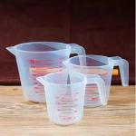 250/500/1000ml Baking Liquid Measuring Cups PVC Scale Cup Plastic Measuring Volume Beaker Kitchen Laboratory Jugs Tool