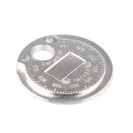 Coin- Type 0.6-2.4mm 0.02-0.10 Inch Spark Plug Gap Gauge Measurement Tool Range Spark Plug Gage Caliber Measuring Tool