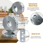 1 roll of galvanized steel tape, pre-punched multi-slot metal tape for pipe support and sheet metal work