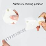 Automatic Telescopic Tape Measure Body Measuring Tape Sewing Ruler Tools Centimeter Tapes For Body Meter Measure White Tools