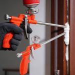 Foam Expanding Spray Gun Foaming Jet Glue Gun Metal Polyurethane Trigger Sprayer Pump Sealant Caulking Tool for House Renovation