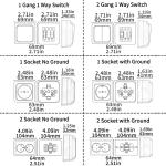 WESA Wood Wall Surface Button Light Switch EU Spray Paint Plastic Outdoor 1 Gang 1 Way Wall Exterior Rocker On / Off  Switch