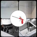 Foam Expanding Spray Gun Professional Foam Spray Gun Foaming Jet Glue Gun Metal Polyurethane Trigger Spray Sealant Caulking Tool