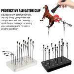 Model Painting Stand Base Holder 13PCS Alligator Clip Sticks Magnetic Bendable for Airbrush Spray Hobby DIY Model Crafting