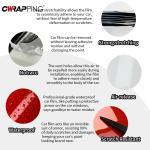 PET Waterproof Paint Stickers for Car Tint Bubble-free Wrapping Tools Black Self-adhesive Film Exterior Car Vinyl Wrap Covering