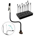 Model Painting Stand Base Holder 13PCS Alligator Clip Sticks Magnetic Bendable for Airbrush Spray Hobby DIY Model Crafting