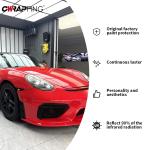 PET Waterproof Paint Stickers for Car Tint Bubble-free Wrapping Tools Black Self-adhesive Film Exterior Car Vinyl Wrap Covering