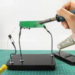 Model Painting Stand Base Holder 12PCS Alligator Clip Sticks Magnetic Bendable for Airbrush Spray Hobby DIY Model Crafting