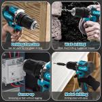 Makita Original DDF487 Cordless Driver Drill 18V Brushless Electric Impact Screwdriver Rechargeable Power Tool (ony tool)