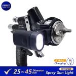 Upgrade Universal Spray Gun Light with 2 Straps Airbrush Paint Fill Light Adjustable Lighting Power Brightness Painting Tool Acc