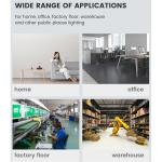 E27 Fan Shape Foldable 28W LED Bulb AC220V/110V Deformation for Home Ceiling Lights Warehouse and Garage White Light 6500K Bulb