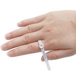 Adjustable Ring Sizer with Magnifier US/UK/EU/HK Size Chart Reusable Finger Measuring Tool for Accurate Ring Sizing