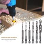 Hex Shank Titanium Plated HSS Screw Thread Metric Tap Drill Bits Screw Machine Compound Tap M3 M4 M5 M6 M8 M10 Hand Tools