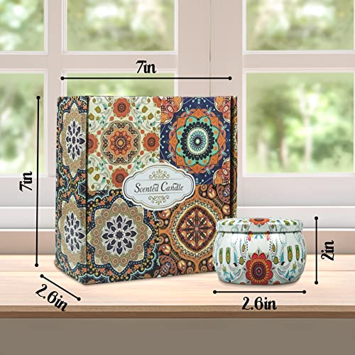 Soy Wax Aromatherapy Candle Gift Set: 4 Scents