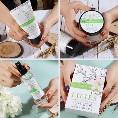 Lily Home Spa Gift Basket: 10-Piece Body Set