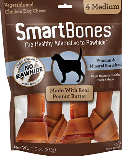 Peanut Butter Chews for Dogs - Rawhide-Free