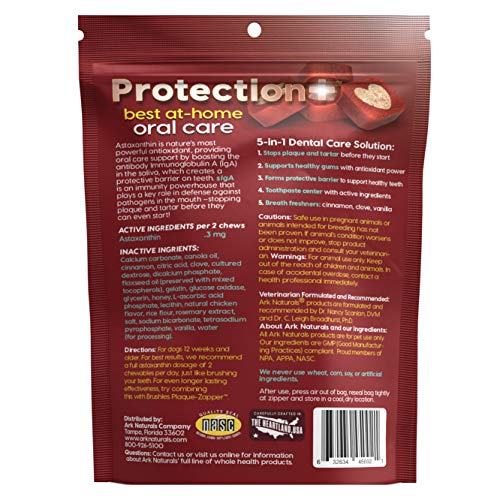 ARK NATURALS Brushless Dog Toothpaste Chews for Mini Breeds