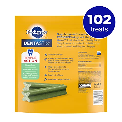 PEDIGREE DENTASTIX Toy & Small Dog Treats 102 Count