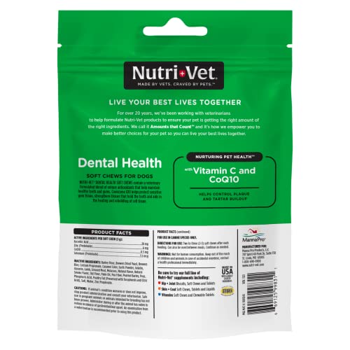 Nutri-Vet Dental Soft Chews for Poodles - 70 Count