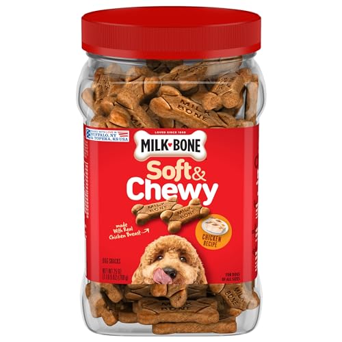 Milk-Bone Soft Chewy Chicken Treats for Dogs