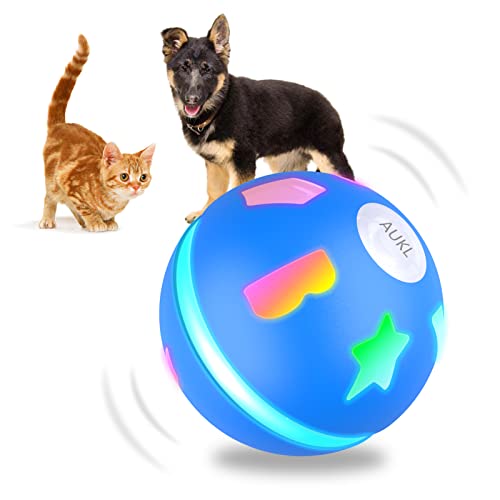 AUKL Interactive Motion-Activated Dog Ball