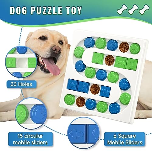 Interactive Dog Treat Puzzle Toy for Poodles