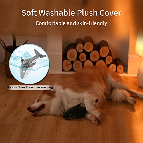 Interactive Floppy Fish Dog Toy - Squeaky Plush