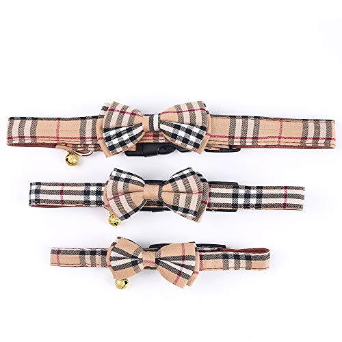 Adjustable Dog Collar with Cute Bowtie for Poodles