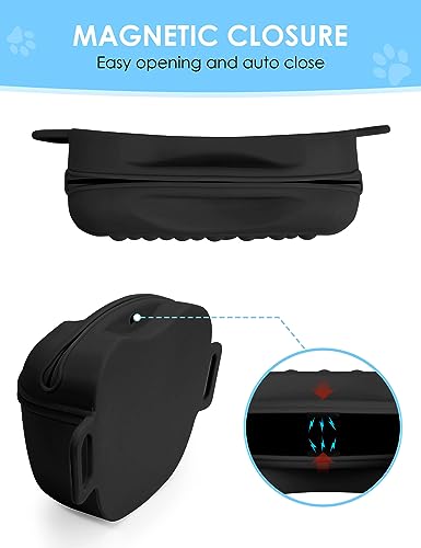 Silicone Dog Treat Pouch with Clicker and Belt