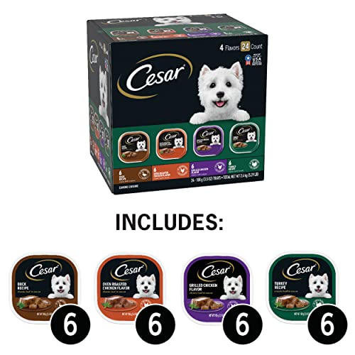 Cesar Soft Wet Dog Food Poultry Variety Pack
