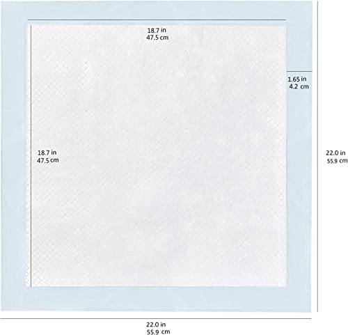 100 Dog Waste Bags, Leak-Proof, Quick-Dry, Blue