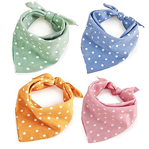 Cute Dog Bandanas - Soft Cotton Scarfs for Poodles