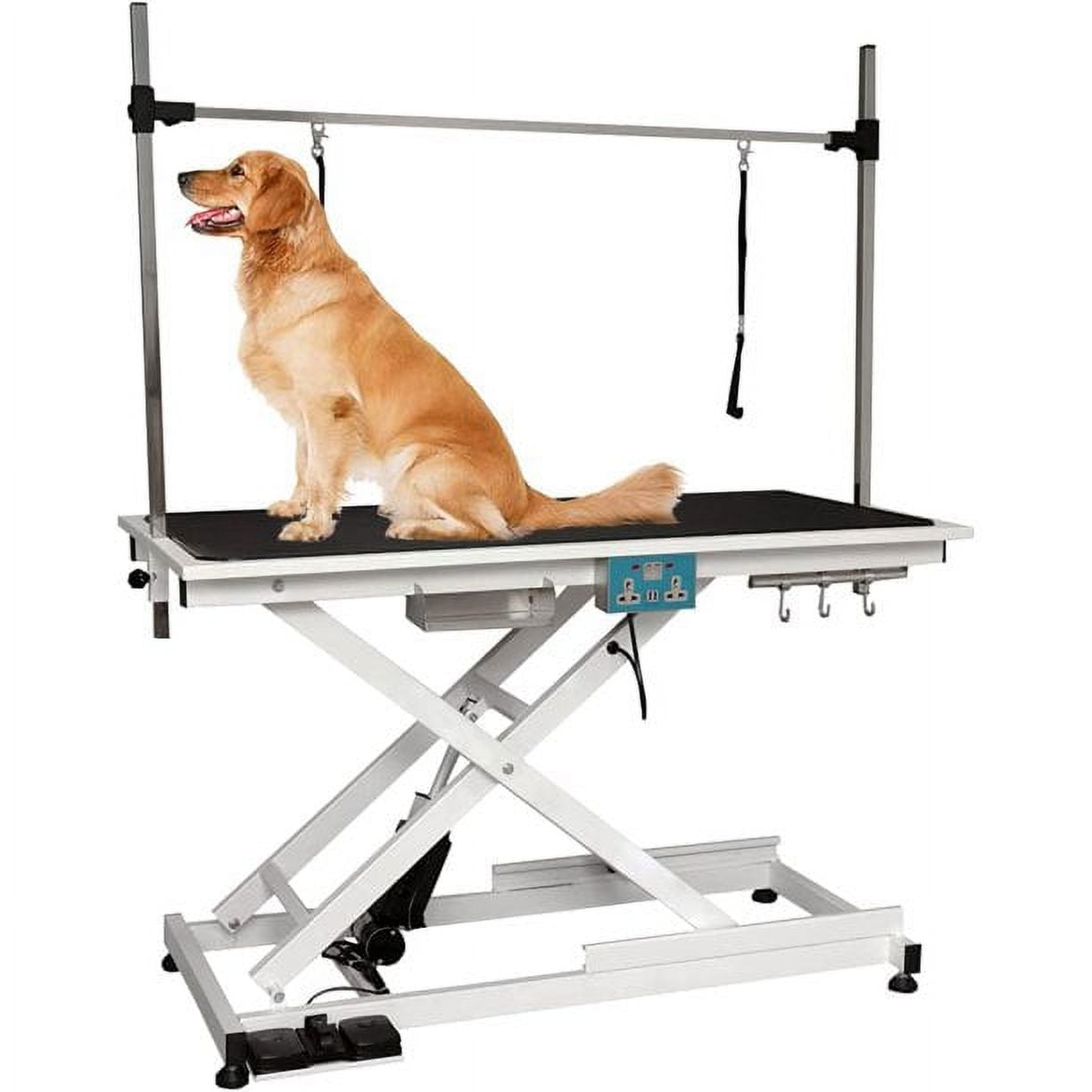 Heavy Duty Electric Poodle Grooming Table with Hydraulic Adjustments