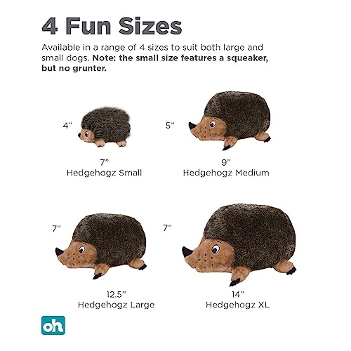 Small Hedgehogz Plush Poodle Toy