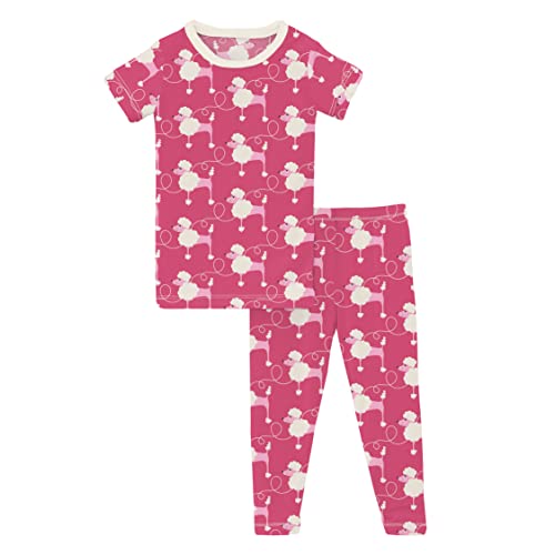 Flamingo Poodles Pajama Set - Newborn to 5 Years