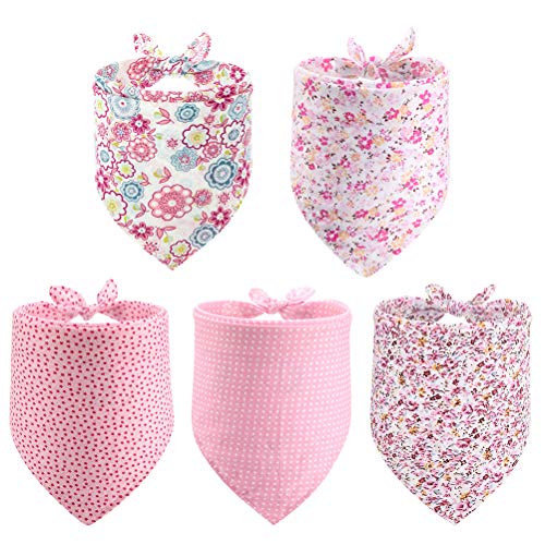 PAWCHIE Reversible Poodle Bandanas - 5 Pack