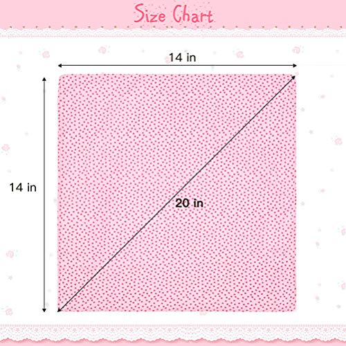 PAWCHIE Reversible Poodle Bandanas - 5 Pack