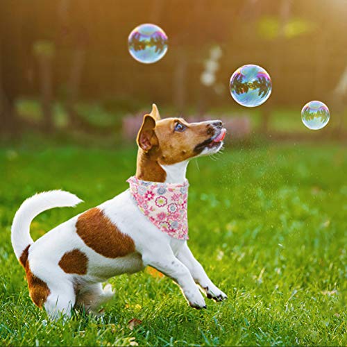 PAWCHIE Reversible Poodle Bandanas - 5 Pack