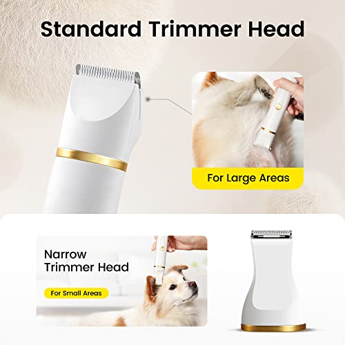 Poodle Dog Grooming Clippers Kit: Low Noise, 4 Blades