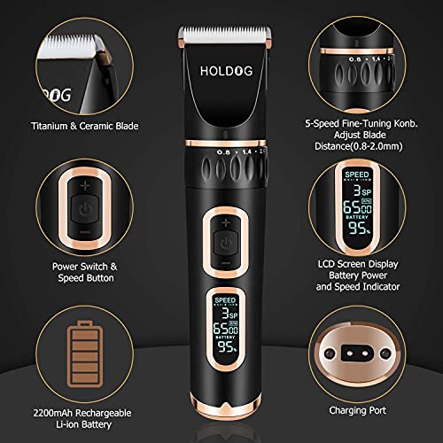 Poodle Dog Clippers: Powerful, Quiet, Cordless Grooming Tool