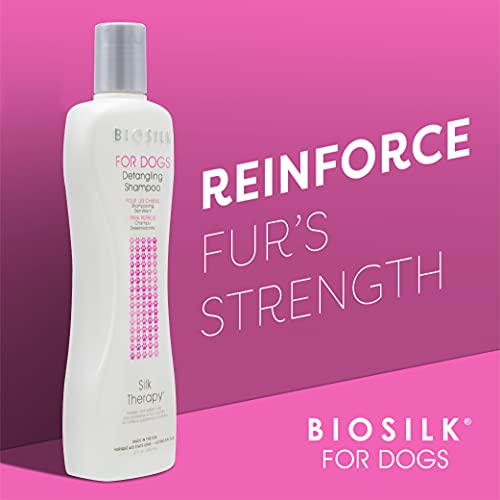Poodle Dog Detangling Shampoo | BioSilk Silk Therapy