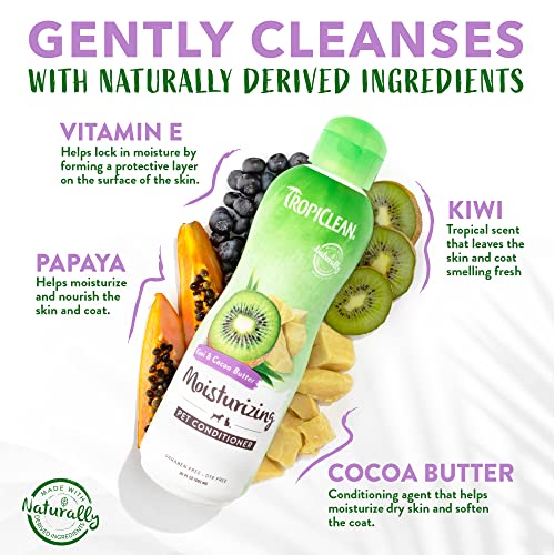 Kiwi & Coco Butter Dog Conditioner | Natural Ingredients | 20 oz