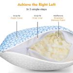 Luxury Adjustable Shredded Memory Foam Pillows Set