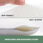 Organic Latex Pillow with Cotton Cover for Comfort