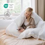 Elegant White King Duvet Cover Set - 3 Pieces