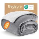 Bedsure GentleSoft Thick Sherpa Fleece Throw Blanket