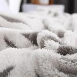 LOMAO Warm Sherpa Flannel Blanket for Couch