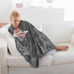Utopia Bedding Soft Polar Throw Blanket - Gray
